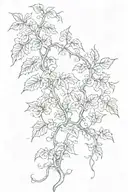 ivy vines but mystical tattoo tattoo design idea