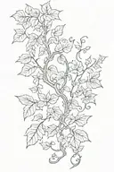 ivy vines but mystical tattoo tattoo design idea