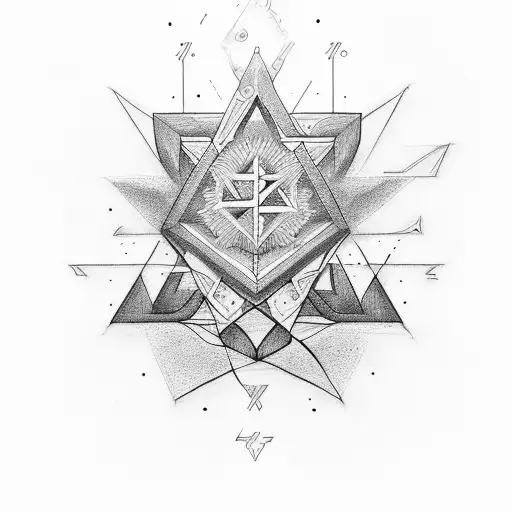 TETRAGRAMMATON  tattoo design idea