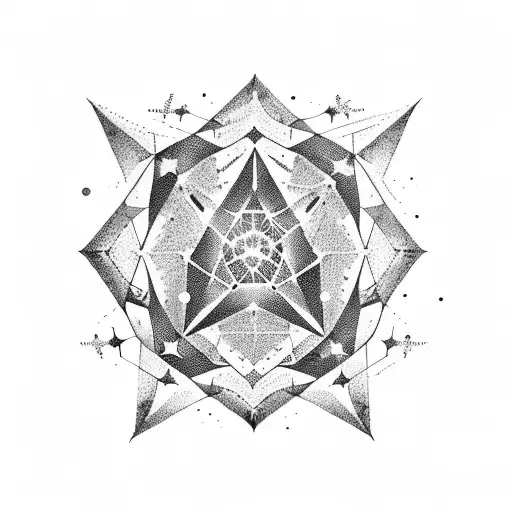 A constellation of stars forming Taylor Swift's silhouette tattoo design idea