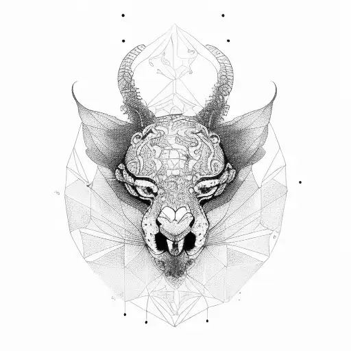 34 loop  tattoo design idea