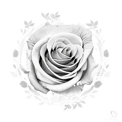 el nombre evelyn con rosas y un infinito tattoo design idea