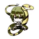 Snake tattoo design idea