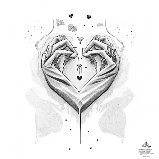 the love you take is equal to the love you make tattoo design idea