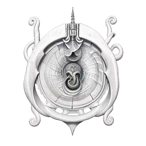 Nautilus tattoo design idea
