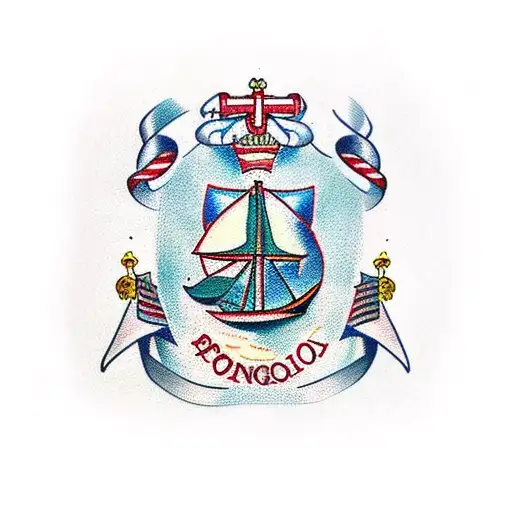 portugal in seafaring  tattoo design idea