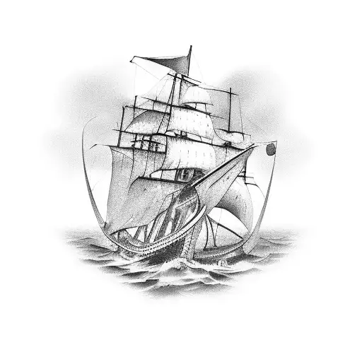 portugal in seafaring  tattoo design idea