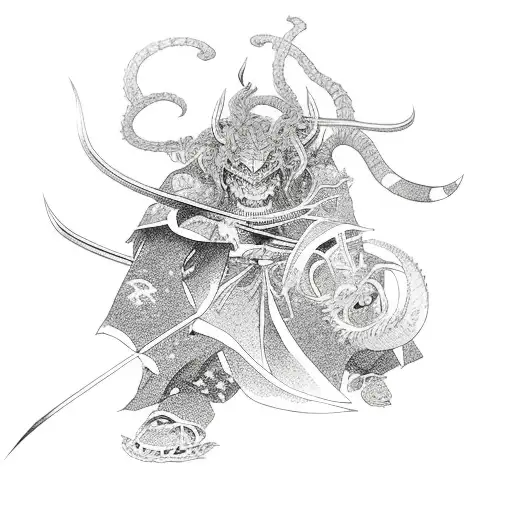 demon slayer rengoku tattoo design idea