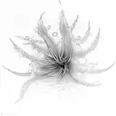 red spider lily tattoo design idea