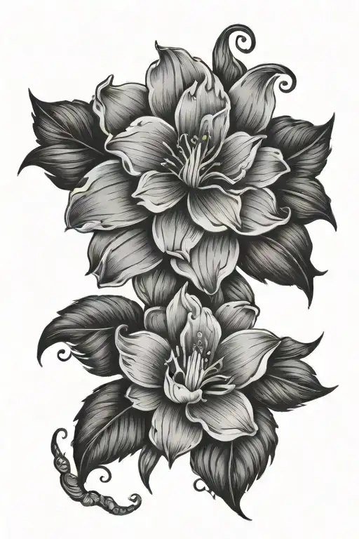 Cambodia, Puerto Rico, El Salvador National Flower tattoo design idea