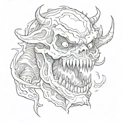 i don't know what's got it's teeth in me but i'm about to bite back in anger tattoo design idea