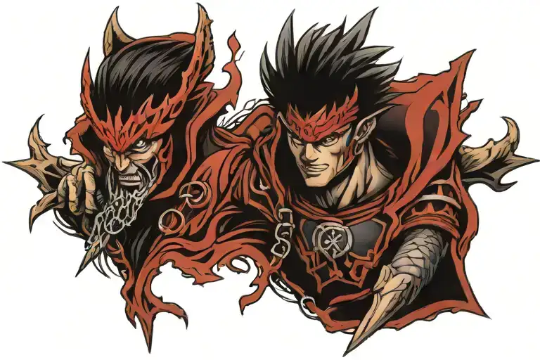 berserk curse mark tattoo tattoo design idea