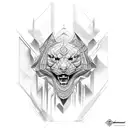 Diamond tattoo design idea