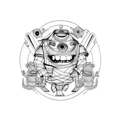 sullivan monster inc tattoo design idea