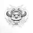 sullivan monster inc tattoo design idea