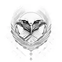 eagle with Mexico  tattoo design idea