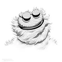 cookie monster  tattoo design idea