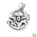 you have to drink poison to survive tattoo design idea