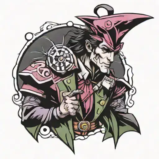 gambit tattoo design idea