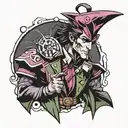 gambit tattoo design idea