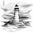 Lighthouse tattoo design idea