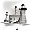 Lighthouse tattoo design idea