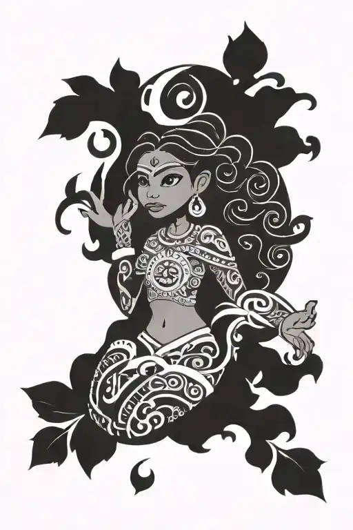 Moana tattoo design idea