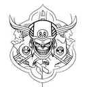 akatsuki, phantom troupe, 7 deadly sin, one piece pirates tattoo design idea
