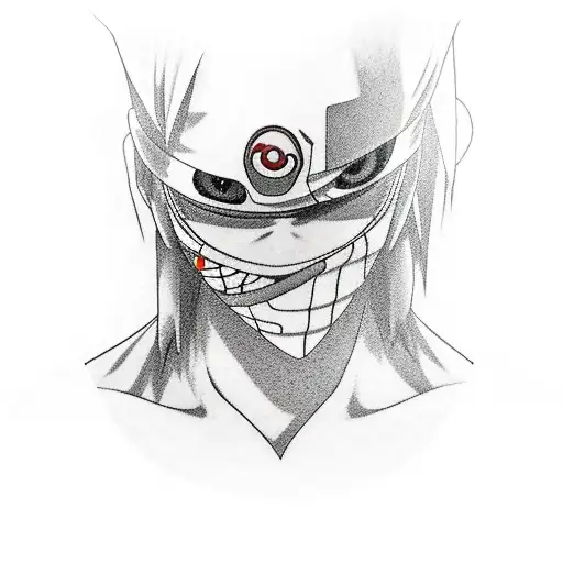 Itachi with Obito  tattoo design idea