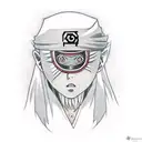 Itachi with Obito  tattoo design idea