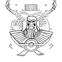 crossfit and marvel tattoo design idea