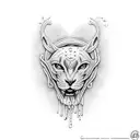 Crying Heart tattoo design idea