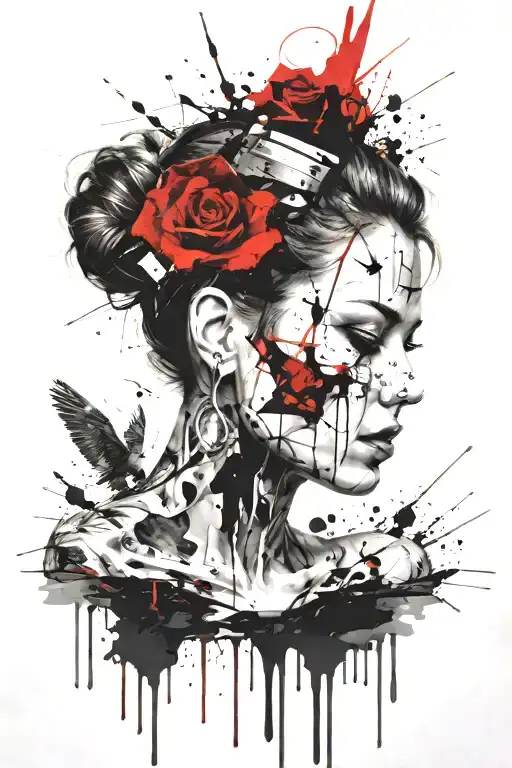 soul destroyed by love suffering in hell called life without her tattoo design idea