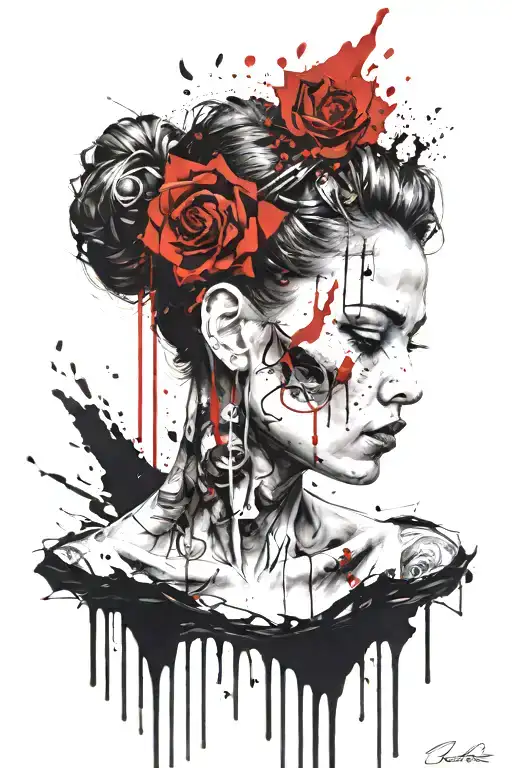 soul destroyed by love suffering in hell called life without her tattoo design idea