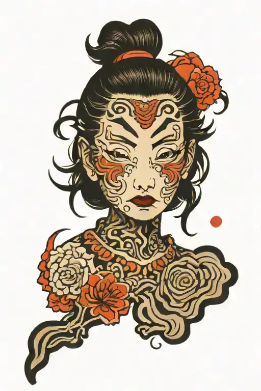 Twin Peaks tattoo design idea