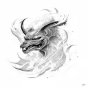 dodge charger car tattoo design idea