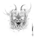 dodge charger tattoo design idea