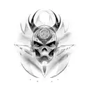 dodge charger tattoo design idea