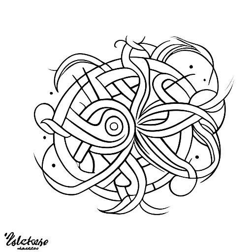 A garden gate opening to reveal a path leading to different travel destinations tattoo design idea