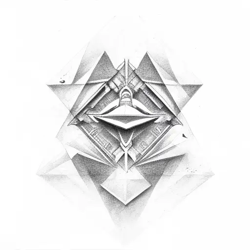 crying illuminati tattoo design idea