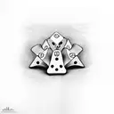 dominoes tattoo design idea