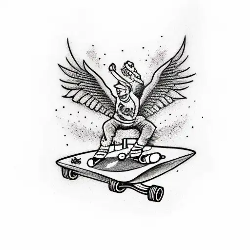 30 Creative Skateboard Tattoos You Can Copy | Skateboard tattoo, Tattoos,  Black ink tattoos