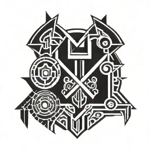 Assyrian tattoo design idea