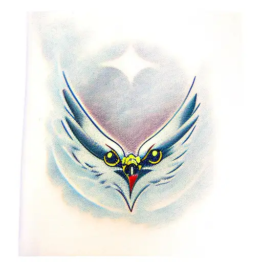 hawk eyes tattoo design idea