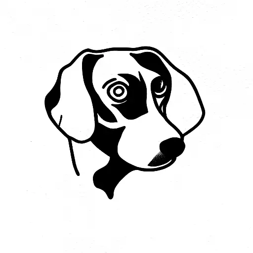 beagle  tattoo design idea