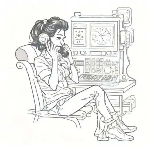 phone call what are you doing   tattoo design idea