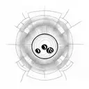 8 Ball tattoo design idea