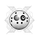 8 Ball tattoo design idea