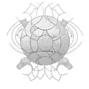 8 Ball tattoo design idea