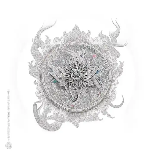 Thailand, Cambodia and Vietnam  tattoo design idea